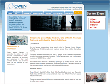 Tablet Screenshot of owen-media.com